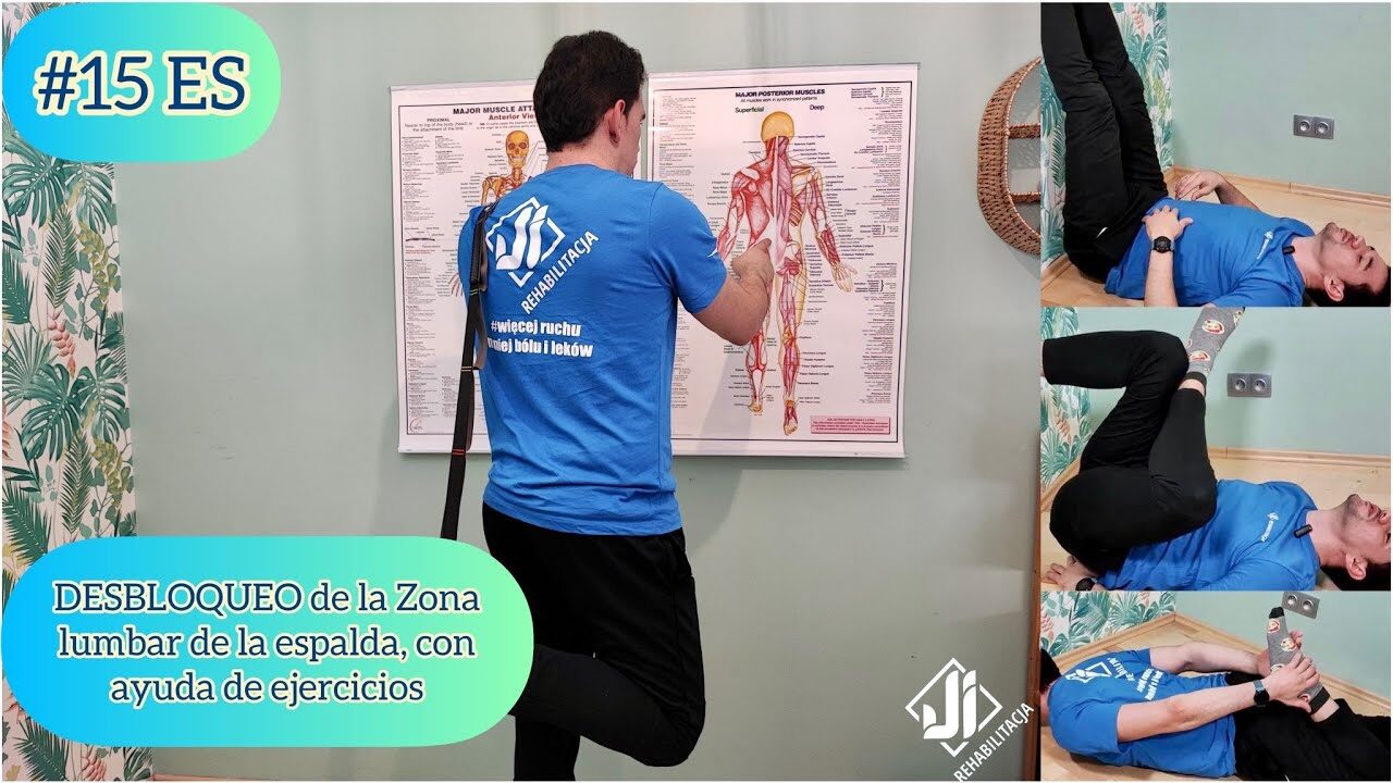 Desbloqueo de la parte lumbar con ayuda de ejercicios